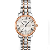 Tissot Carson Premium Lady Silver Dial Two Tone Steel Strap Watch For Women - T122.210.22.033.01