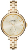 Marc Jacobs Sally Champagne Gold Dial Gold Stainless Steel Strap Watch for Women - MBM3363