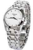 Tissot T Trend Couturier White Dial Silver Steel Strap Watch For Women - T035.210.11.011.00