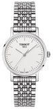 Tissot Everytime Small White Dial Silver Mesh Bracelet Watch For Women - T109.210.11.031.00