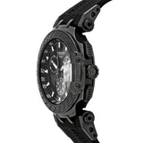 Tissot T Race Chronograph Anthracite Dial Black Silicon Strap Watch For Men - T115.417.37.061.03