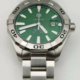 Tag Heuer Aquaracer Green Dial Watch for Men - WAY2015.BA0927