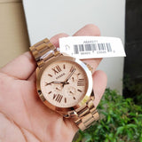 Fossil Cecile Rose Gold Dial Rose Gold Steel Strap Watch for Women - AM4511