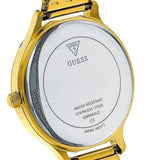 Guess Soiree Diamonds Gold Dial Gold Mesh Bracelet Watch for Women - GW0402L2