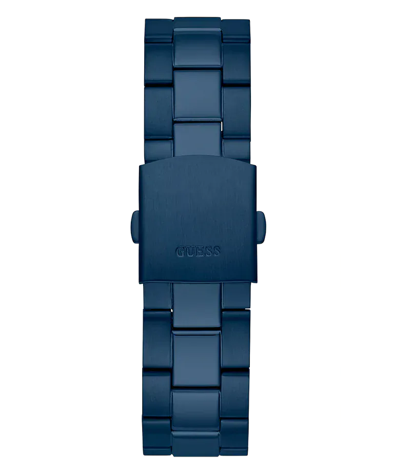 Guess Axle Multifunction Navy Blue Dial Blue Steel Strap Watch For Men - GW0488G4