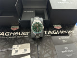 Tag Heuer Formula 1 Men’s Quartz Swiss Made Silver Stainless Steel Green Dial 43mm Watch WAZ1017.BA0842