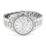 Michael Kors Ritz Silver Dial Silver Steel Strap Watch for Women - MK6428