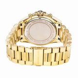 Michael Kors Bradshaw Brown Dial Gold Steel Strap Watch for Women - MK5502