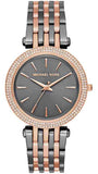 Michael Kors Darci Analog Quartz Grey Dial Two Tone Steel Strap Watch For Women - MK3584