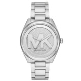 Michael Kors Janelle Quartz Silver Dial Silver Steel Strap Watch For Women - MK7311