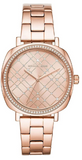 Michael Kors Nia Quartz Rose Gold Dial Rose Gold Steel Strap Watch For Women - MK3990