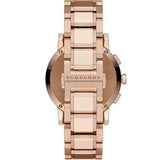 Burberry The City Rose Gold Dial Rose Gold Steel Strap Watch for Women - BU9703