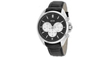 Hugo Boss Driver Black Dial Black Leather Strap Watch for Men - 1512879