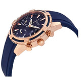 Guess Analog Quartz Blue Dial Blue Rubber Strap Watch For Women - W0562L3