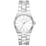 Michael Kors Channing Quartz White Dial Two Tone Steel Strap Watch For Women - MK6649