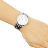 Marc Jacobs Roxy White Dial Silver Stainless Steel Strap Watch for Women - MJ3521