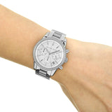 Michael Kors Ritz Silver Dial Silver Steel Strap Watch for Women - MK6428