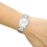 Gucci G Timeless Quartz Silver Dial Silver Steel Strap Watch For Women - YA126595