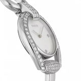 Gucci Horsebit Collection Diamonds Mother of Pearl Dial Silver Steel Strap Watch For Women - YA139505