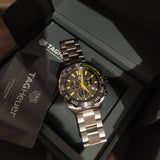 Tag Heuer watch in box with warranty card