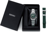 Seiko Prospex 140th Anniversary Limited Divers Green Dial Silver Steel Strap Watch For Men - SPB207J1