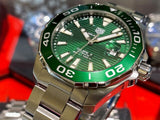 Tag Heuer Aquaracer Green Dial Watch for Men - WAY201S.BA0927