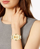 Movado Bold Yellow Gold Dial Yellow Gold Steel Strap Watch For Women - 3600085