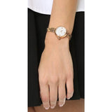 Marc Jacobs Courtney White Dial Rose Gold Steel Strap Watch for Women - MJ3458