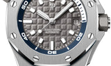 Audemars Piguet Royal Oak Offshore Diver Grey Dial Grey Rubber Strap Watch for Men - 15720ST.OO.A009CA.01