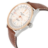 Breitling Navitimer Automatic 38mm Leather Strap Mens Watch - A17325211G1P1