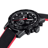 Tissot Supersport Chrono Giro D'Italia Black Dial Black Nylon Strap Watch for Men - T125.617.37.051.00