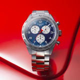 Tissot PRS 516 Chronograph Blue Dial Blue Steel Strap Watch for Men - T131.617.11.042.00