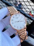 Tissot T Classic Everytime White Dial Rose Gold Mesh Bracelet Watch for Men - T109.610.33.032.00