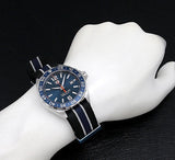 Tag Heuer Formula 1 Quartz 43mm Blue Dial Two Tone NATO Strap Watch for Men - WAZ1010.FC8197