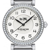 Coach Madison White Dial Silver Mesh Bracelet Watch for Women - 14502651