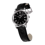 Tissot Classic Dream Black Dial Black Leather Strap Watch for Men - T033.410.16.053.01