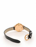 Marc Jacobs Betty Black Mother of Pearl Dial Black Leather Strap Watch for Women - MJ1513