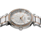 Guess Park Ave Silver Dial Two Tone Steel Strap Watch for Women - W0636L1