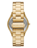 Michael Kors Janelle Quartz Gold Dial Two Tone Steel Strap Watch For Women - MK4730