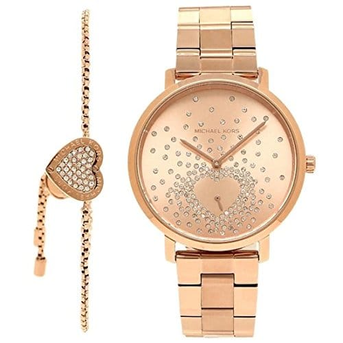 Michael Kors Jaryn Rose Gold Dial Rose Gold Steel Strap Watch for Women - MK3621