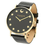 Coach Perry Black Dial Black Leather Strap Watch for Women - 14503042