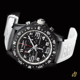 Breitling Endurance Pro Black Dial White Rubber Strap Watch for Men - X82310A71B1S1