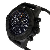 Breitling Avenger Chronograph 45mm Night Mission Black Dial Black Nylon Strap Watch for Men - V13317101B1X1