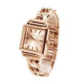 Guess Vanity Rose Gold Dial Rose Gold Steel Strap Watch for Women - W1029L3