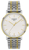 Tissot Everytime Medium White Dial Two Tone Mesh Bracelet Watch For Men - T109.410.22.031.00