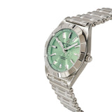 Breitling Chronomat 32 Diamonds Green Dial Silver Steel Strap Watch for Women - A77310101L1A1