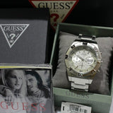 Guess Analog Quartz Silver Dial Silver Steel Strap Watch For Men - U0377G1