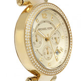 Michael Kors Parker Gold Dial Gold Steel Strap Watch for Women - MK5632