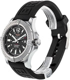 Breitling Colt Automatic 44mm Black Dial Rubber Strap Mens Watch - A1738811/BD44/152S