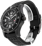 Breitling Superocean Automatic 46mm Black Dial Black Rubber Strap Watch for Men - M17368B71B1S1